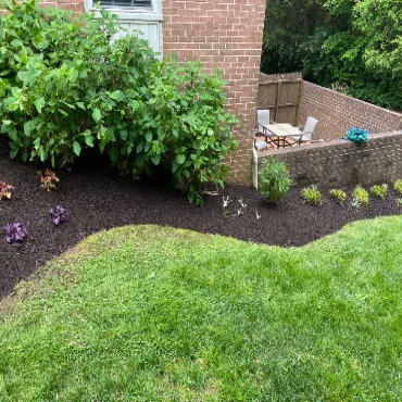 Mulching And Edging Beds In Arlington